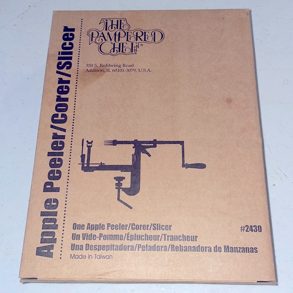 The Pampered Chef Apple Peeler/Corer/Slicer #2430